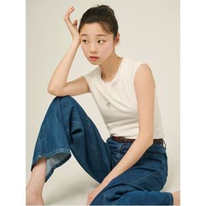 [25SS]슬리브리스 티셔츠  화이트 (BF5342C711)