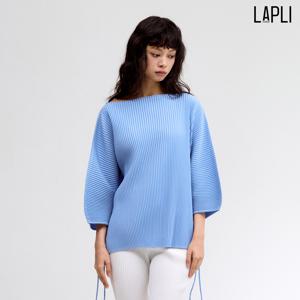 [최초가 159000원] 사이드 스트링 보트넥 티셔츠_LPTSM125022