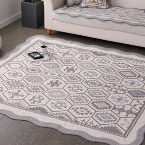 베누지오 칼로스 워셔블 자카드 카페트 점보특대형 200x230cm 그레이