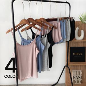 [브리치] 미즈큐즈 /  SET상품  매일 슬립 나시 + 밴딩 3부 반바지 홈웨어 잠옷/ 4color