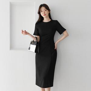 (~XXL까지) 아벨노 플레어 소매 H라인 원피스 여름 하객룩 슬림핏 오피스룩 데이트 모임 미시 빅사이즈