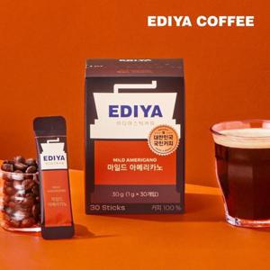 커피 이디야스틱커피 마일드 아메리카노 1gx30T