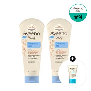 베이비 더멕사 아토 크림 206g x2 +(증) 데일리 워시&샴푸 20ml