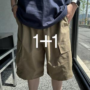 [브리치] 머시따 / 1+1 립 스톱 버뮤다 카고 팬츠