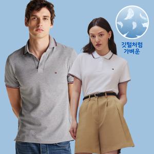 시그니처 로고 데일리 반팔 폴로카라티 남녀공용 5컬러