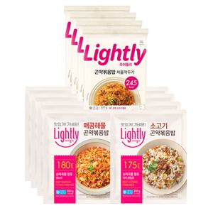 곤약볶음밥 200g 차돌깍두기 4봉+ 매콤해물 4봉 + 소고기 4봉/총12봉