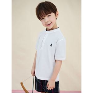 체크 매치 반팔 상하 세트  아이보리 (BI5442U020)