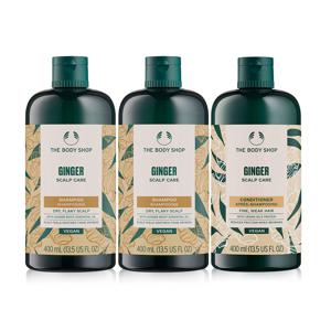 [2+1] 진저 스캘프 케어 샴푸&컨디셔너 400ML (샴푸2개+컨디셔너1개)