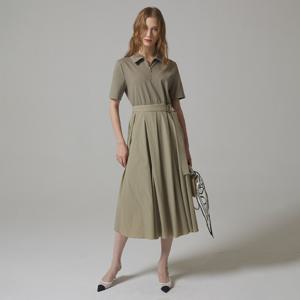 [최초가:379000원] 나이스클랍 져지 블록 집업 원피스 N233MWO704