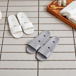 문에 안 걸리는 욕실화 2P SET 270mm IVORY+GRAY