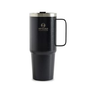 대용량 손잡이 스텐 텀블러 콜드컵 900ml(블랙) 1P