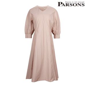 [파슨스] Terra V-Neck Puff Dress [MSPQ4OP02]