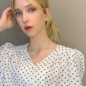 [파슨스] Pumpkin.Dots Blouse     [PLIQ4BL01]