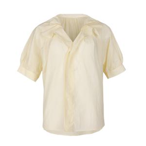 [파슨스] Frill Neck Pintuck Blouse [PW2R6BL04]