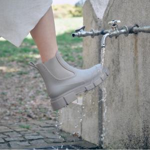 [최초가 79,000원] 유비아 레인부츠 01 Beige 5cm