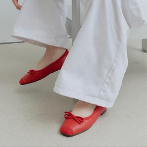[최초가 79,000원] 카멜레 블란도 플랫  Red 1cm