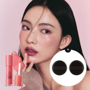 쉬어 리퀴드 블러셔+미니 핑거 퍼프 Set