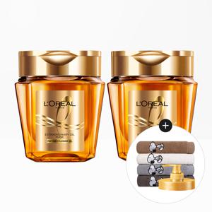엑스트라 오디네리 오일 실크 마스크 팩 250ml 2개+펌프+스누피 타올 1장(랜덤)