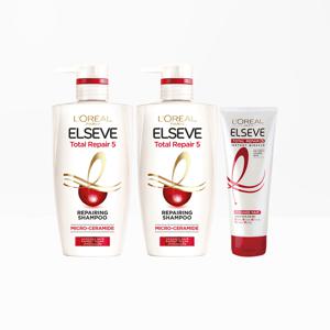 토탈리페어5 샴푸 410ml 2개+미라클 헤어팩 170ml