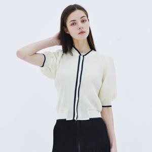 yoyoyoy [여성][최초가 166000원]시보리 퍼프소매 버튼 블라우스_아이보리-AJ04WNPJP02IV1
