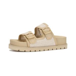 [최초가 148,000원] 라탄 투밴드 휴양지 슬라이드 Beige 5cm