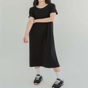 [최초가98,800원] 심리스 모달 스마킹 드레스 +도트 브라 팬티 세트