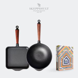 스캡슐트 매니아세트 트래디셔널 사각팬 20cm + 웍 25cm