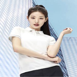 [장원영티셔츠] 벤트 2.3 여성 아이스넥 반팔폴로 티셔츠 여자카라티 DWM23237