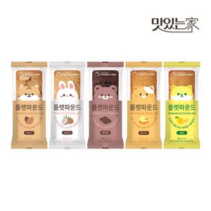 [맘스케이크] 플랫파운드 40개 5가지맛