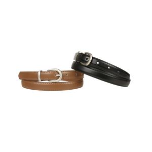 [BEIGE]라운드버클 가죽벨트[PR7AQ201]