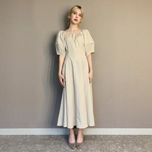 [파슨스] Lantern.Sleeve Long dress    [PW2Q4OP02]