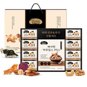 [하루견과] 고소함UP 하루견과x부각 선물세트 (소비기한 2025/11/05)