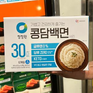 청정원 콩 담백면 150g x 6