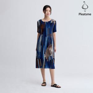 [최초가 118000원] 페인팅 패턴 플레어 원피스_EPOPM325028