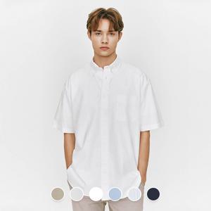 045510 옥스포드 반팔 셔츠