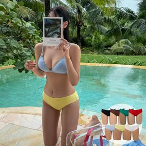 [브리치] 비치팜 / 달리아 삼각 비키니 하의 팬티 플러스 사이즈