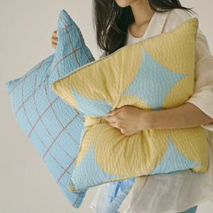 [BWTZ] 뱀부 시어서커 여름 쿨방석 쿠션커버 50x50