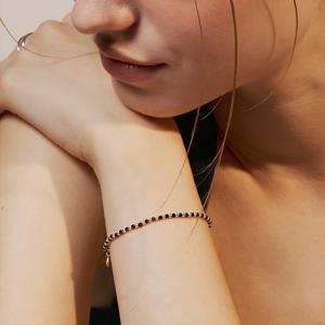 [빌리 수아, 나나 착용][sv925] color crystal bracelet
