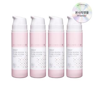 여성청결제 데일리 에코아워시 퓨어 폼 150g*4 | 마이크로 버블로 순하고 깨끗하게