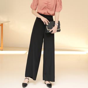 [빼빼] (S~XL) 자체제작 라이트한 뒷밴딩 와이드 롱슬랙스