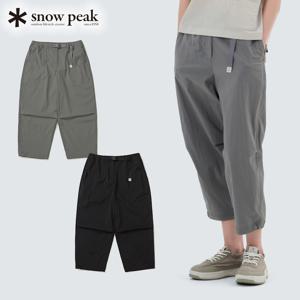 스노우피크 루트 여성 8부 팬츠 S25MWRPT53 피크캠핑