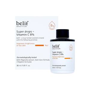 빌리프 슈퍼 드랍스 비타민C 8% 30ml 비타민씨앰플 미백에센스