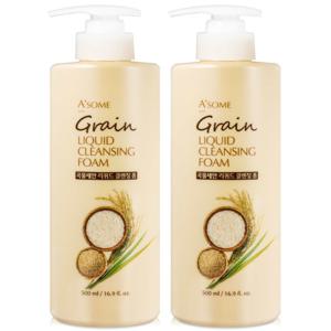 곡물세안 딥 폼클렌징 대용량 500ml 2개