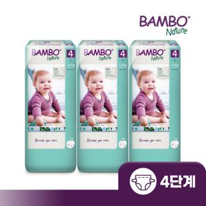 밤보 그린 기저귀 4단계 대용량 밴드형 1박스(48Px3팩)