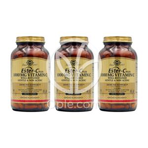 3개 에스터 C 플러스 비타민C 1000 mg 180 타블렛 Solgar
