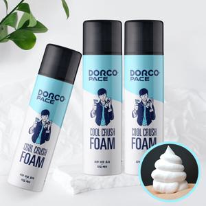 페이스 쿨크러쉬 쉐이빙폼 250ml 3개 /대용량 / 쉐이빙젤/ 촉촉한폼