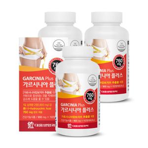 대웅생명과학 가르시니아 플러스 112정 3병 24주분 / 체지방 감소 다이어트