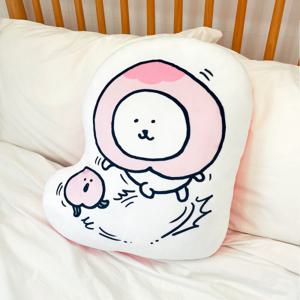 담곰이 낮잠 쿠션 복숭아 애착 동물 인형 44cm - 핸드폰 쇼파