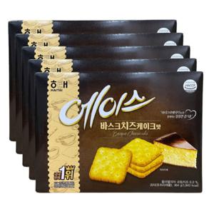 해태 에이스 바스크치즈케이크맛 비스킷 크래커 364g x 5개