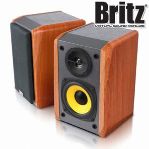BR-1000A2 북쉘프 스피커 2채널 Hi-Fi 우든 인테리어 컴퓨터 PC TV 노트북